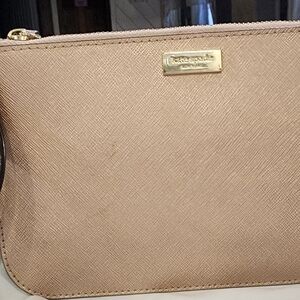 Kate spade clutch/wristlet. Metallic Rose Gold Color
